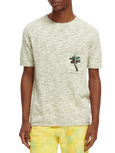 SCOTCH & SODA - T-shirt imprimé à poches chiné