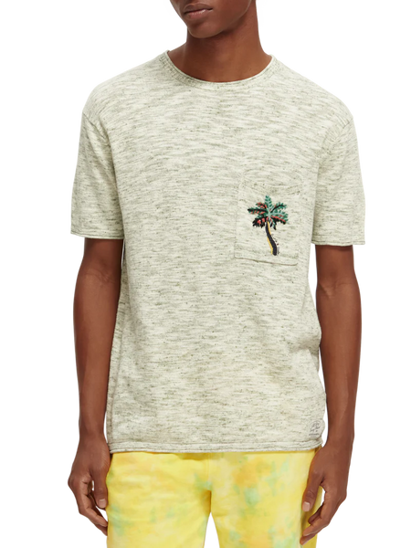 SCOTCH & SODA - T-shirt imprimΓ© Γ poches chinΓ©