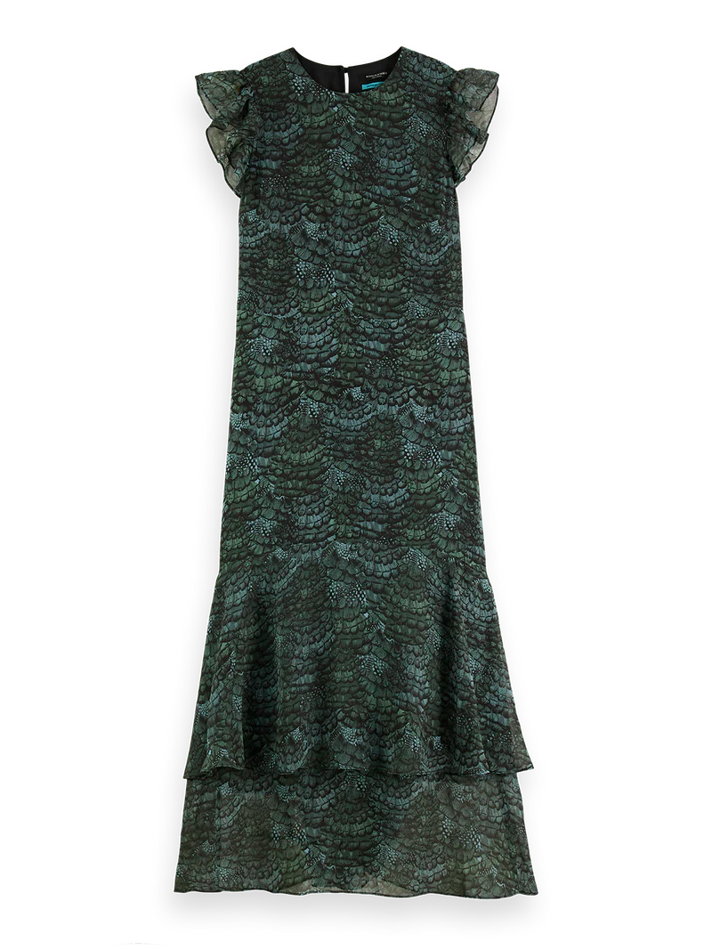 SCOTCH & SODA - Sleeveless Mdi Flounce Dress