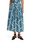 174972-Tie-dye printed midi skirt