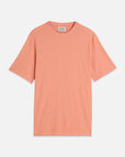 3 Crosses Cotton-Linen Regular-Fit T-Shirt Men T-Shirts Scotch Soda Homme Canyon Clay L