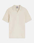 3 Crosses Pique Relaxed-Fit Garment-Dyed Polo Men Polos Scotch Soda Homme Eggnog XL