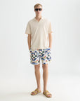 3 Crosses Pique Relaxed-Fit Garment-Dyed Polo Men Polos Scotch Soda Homme Eggnog S
