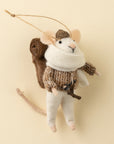 Wandering Will Mouse Holiday Ornament Accessoire décoratif Indaba trading co