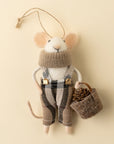 Tartan Tim Mouse Holiday Ornament Accessoire décoratif Indaba trading co