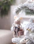 Tartan Tim Mouse Holiday Ornament Accessoire décoratif Indaba trading co