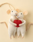 Sweetheart Mice Holiday Ornament Indaba trading co