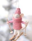 Powder Penny Mouse Holiday Ornament Christmas Decoration Indaba trading co