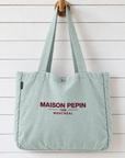 CABA EN LIN SEA FOAM MAISON PEPIN CABAS SAC maison pepin