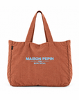 CABA EN LIN MOCHA MAISON PEPIN CABAS SAC maison pepin