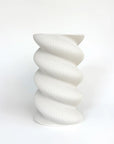 Swirl Vase Large Morna White