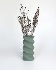 Swirl Vase Small Morna Ice Green