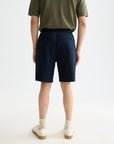 Core Fave Cotton-Linen Twill Bermuda Short Men Shorts Scotch Soda Homme Navy 31
