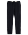 Core Warren Cotton/Linen Twill Jogger Men Trousers Scotch Soda Homme Night 33-32