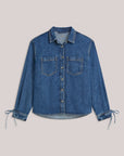 Denim Blouse with Boyfriend Fit Woman SUMMUM XS/TP DENIM