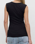DS GAUZY WHISPER CLASSICS TANK Woman VELVET BLACK L