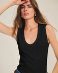 DS GAUZY WHISPER CLASSICS TANK Woman VELVET BLACK M
