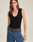 DS GAUZY WHISPER CLASSICS TANK Woman VELVET BLACK XS