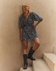 Ds Printed Voile Dress VELVET VELVET