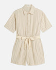 Feminine Cotton-Linen Playsuit Woman Scotch Soda Femme