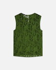 Flame Embroidery Top Blouses Scotch Soda Femme Garden Green 36
