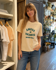 TEE SHIRT AMOUR DE VACANCES & MAISON PEPIN IVORY T-Shirts Coin Maison - Espace Pepin