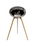 Le Feu Ground High Dome Chromed Silver