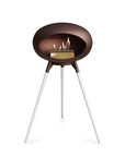 Le Feu Ground High Dome Mocca Fireplaces Nüline Distribution mocca white oak rose gold burner