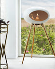 Le Feu Ground High Dome White Fireplaces Nüline Distribution