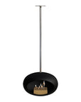 Le Feu Sky Dome Black Fireplaces Nüline Distribution 140 cm polished steel rose gold burner