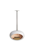 Le Feu Sky Dome White Fireplaces Nüline Distribution 100 cm polished steel rose gold burner