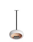 Le Feu Sky Dome White Fireplaces Nüline Distribution 100 cm black steel burner