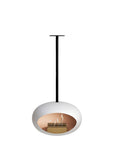 Le Feu Sky Dome White Fireplaces Nüline Distribution 100 cm black rose gold burner