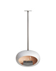 Le Feu Sky Dome White Fireplaces Nüline Distribution 120 cm polished steel steel burner