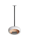 Le Feu Sky Dome White Fireplaces Nüline Distribution 120 cm black steel burner