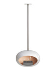 Le Feu Sky Dome White Fireplaces Nüline Distribution 140 cm polished steel steel burner