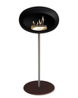 Le Feu Steel High Dome Black Fireplaces Nüline Distribution ø2.5 cm polished steel mocca rose gold burner