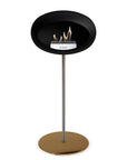 Le Feu Steel High Dome Black Fireplaces Nüline Distribution ø2.5 cm polished steel rose gold steel burner