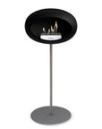 Le Feu Steel High Dome Black Fireplaces Nüline Distribution ø2.5 cm polished steel nickel steel burner