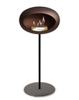 Le Feu Steel High Dome Mocca Fireplaces Nüline Distribution ø2.5 cm black polished steel rose gold burner