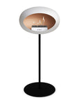 Le Feu Steel High Dome White Fireplaces Nüline Distribution ø2.5 cm black black steel burner