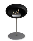 Le Feu Steel Low Dome Black Fireplaces Nüline Distribution ø2.5 cm polished steel nickel steel burner