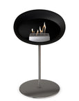 Le Feu Steel Low Dome Black Fireplaces Nüline Distribution ø2.5 cm polished steel polished steel steel burner