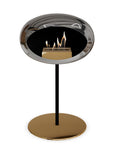 Le Feu Steel Low Dome Chromed Silver Fireplaces Nüline Distribution ø2.5 cm black rose gold steel burner
