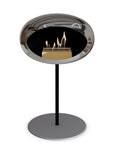 Le Feu Steel Low Dome Chromed Silver Fireplaces Nüline Distribution ø2.5 cm black nickel steel burner