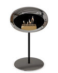 Le Feu Steel Low Dome Chromed Silver Fireplaces Nüline Distribution ø2.5 cm black polished steel steel burner