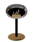 Le Feu Steel Low Dome Chromed Silver Fireplaces Nüline Distribution ø6 cm black rose gold steel burner