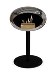 Le Feu Steel Low Dome Chromed Silver Fireplaces Nüline Distribution ø6 cm black black steel burner