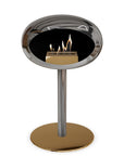 Le Feu Steel Low Dome Chromed Silver Fireplaces Nüline Distribution ø6 cm polished steel rose gold steel burner