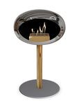 Le Feu Steel Low Dome Chromed Silver Fireplaces Nüline Distribution ø6 cm rose gold nickel steel burner